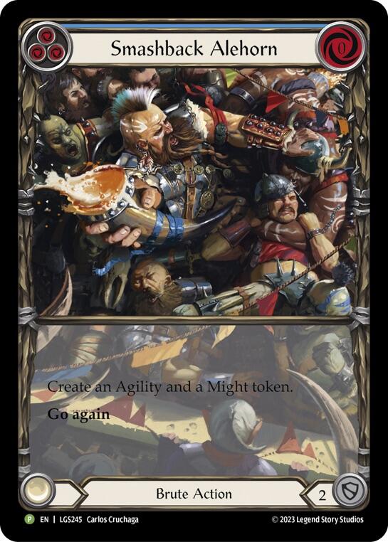 Smashback Alehorn [LGS245] (Promo)  Rainbow Foil | Shuffle n Cut Hobbies & Games