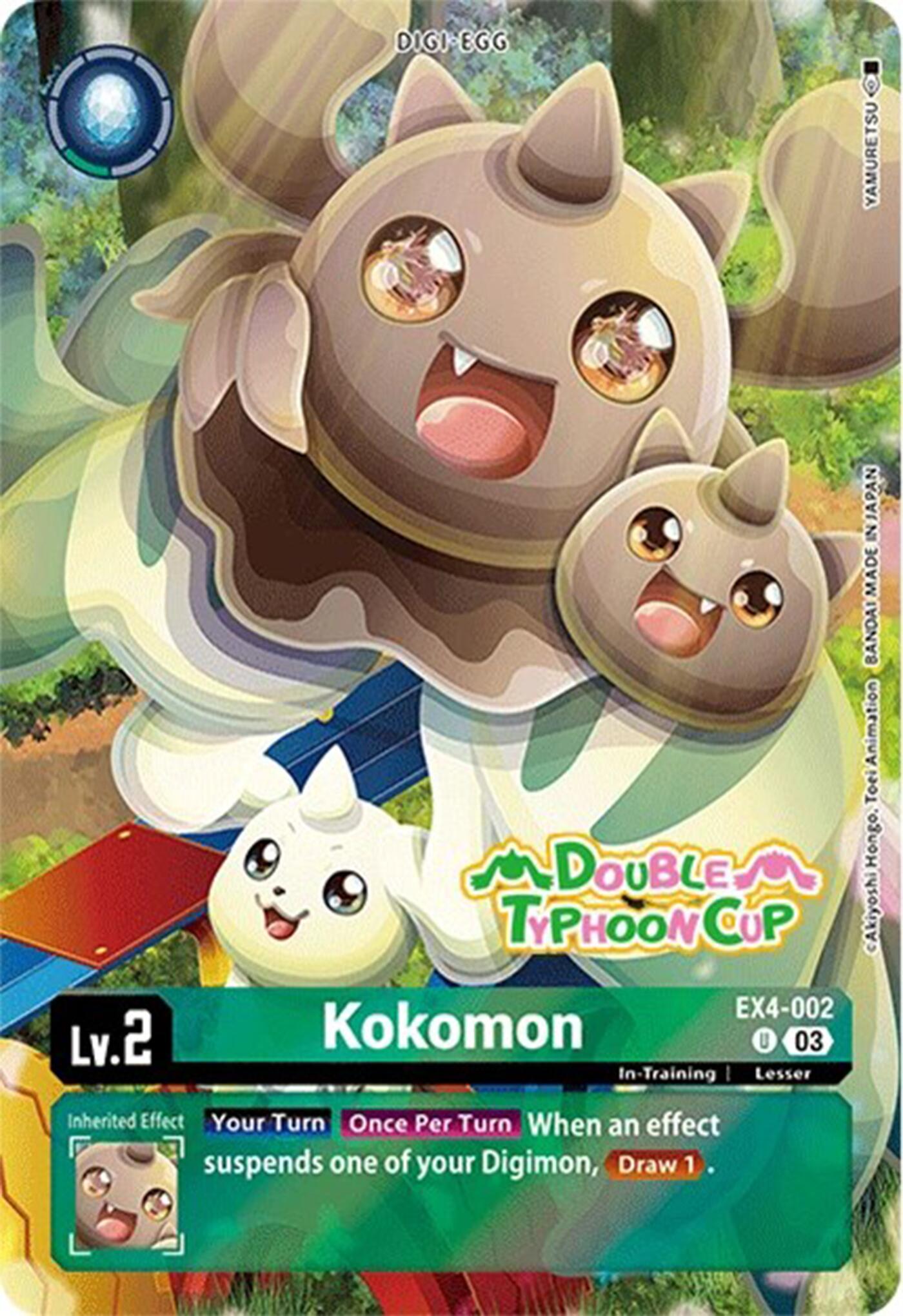 Kokomon [EX4-002] (Bonus Pack) [Starter Deck: Double Typhoon Advanced Deck Set Pre-Release Cards] | Shuffle n Cut Hobbies & Games