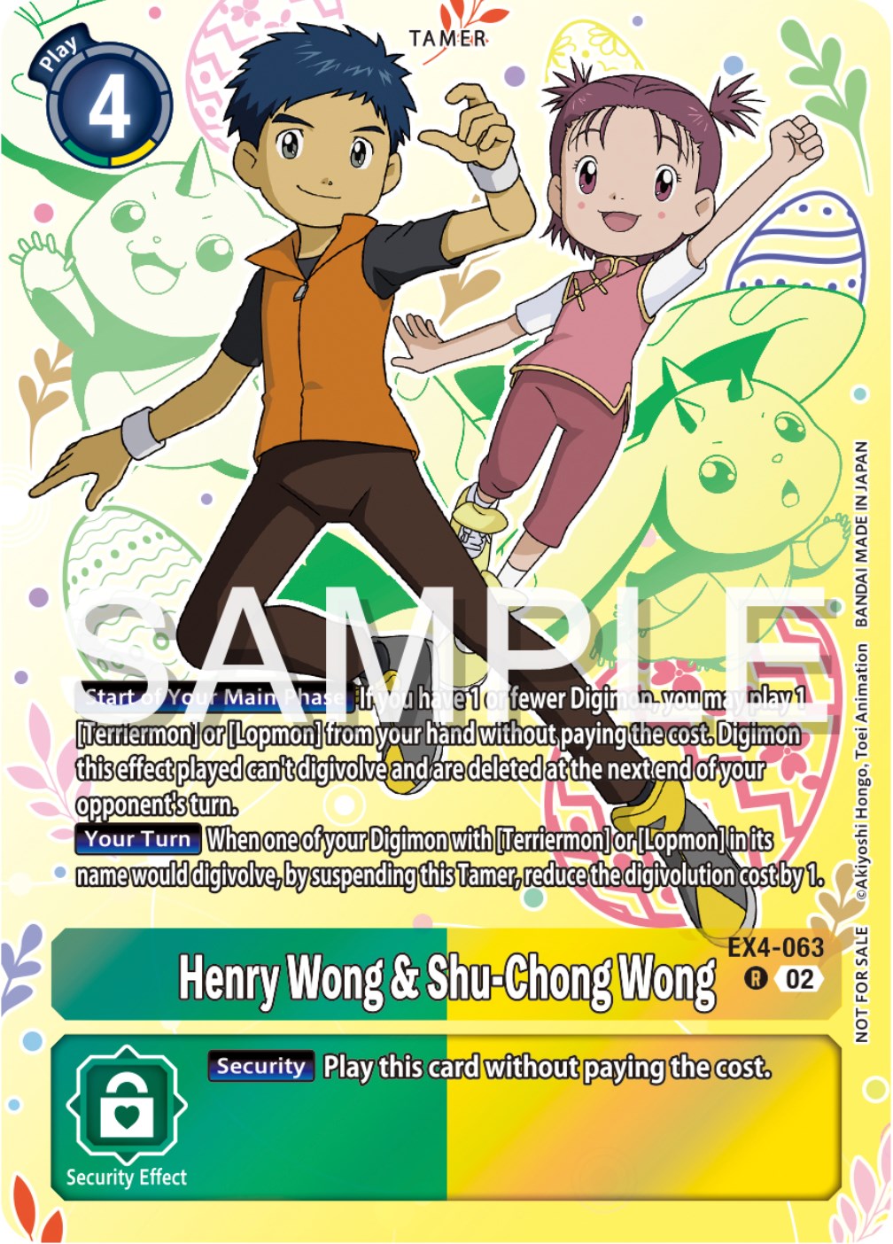 Henry Wong & Shu-Chong Wong [EX4-063] (Spring Break Event 2024) [Alternative Being Booster Promos] | Shuffle n Cut Hobbies & Games