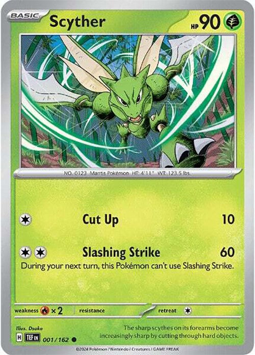 Scyther (001/162) [Scarlet & Violet: Temporal Forces] | Shuffle n Cut Hobbies & Games