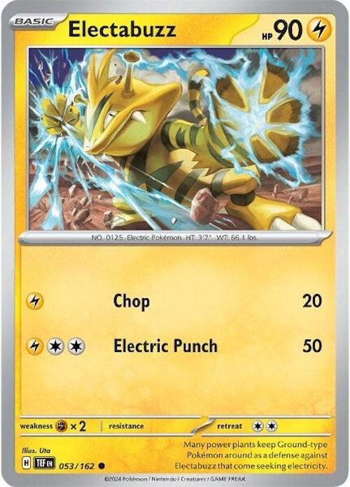 Electabuzz (053/162) [Scarlet & Violet: Temporal Forces] | Shuffle n Cut Hobbies & Games