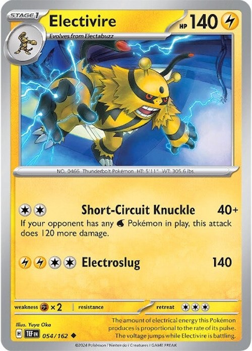 Electivire (054/162) [Scarlet & Violet: Temporal Forces] | Shuffle n Cut Hobbies & Games