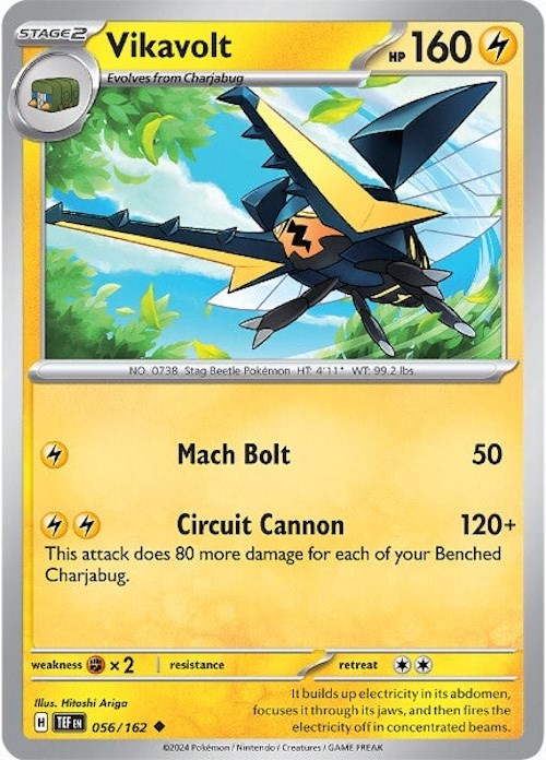 Vikavolt (056/162) [Scarlet & Violet: Temporal Forces] | Shuffle n Cut Hobbies & Games