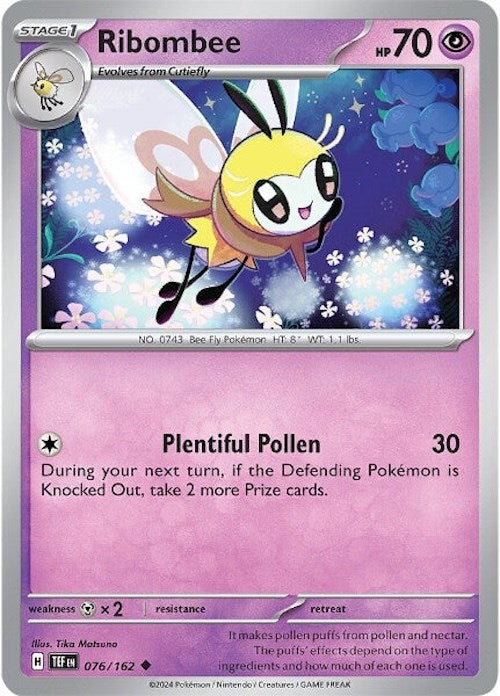 Ribombee (076/162) [Scarlet & Violet: Temporal Forces] | Shuffle n Cut Hobbies & Games