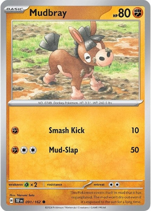 Mudbray (091/162) [Scarlet & Violet: Temporal Forces] | Shuffle n Cut Hobbies & Games