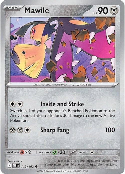 Mawile (112/162) [Scarlet & Violet: Temporal Forces] | Shuffle n Cut Hobbies & Games