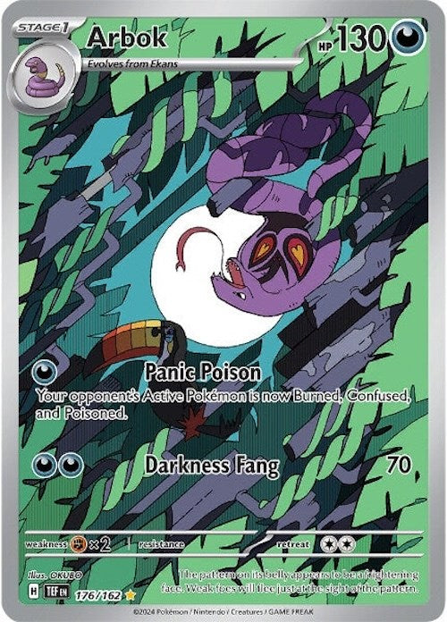 Arbok (176/162) [Scarlet & Violet: Temporal Forces] | Shuffle n Cut Hobbies & Games