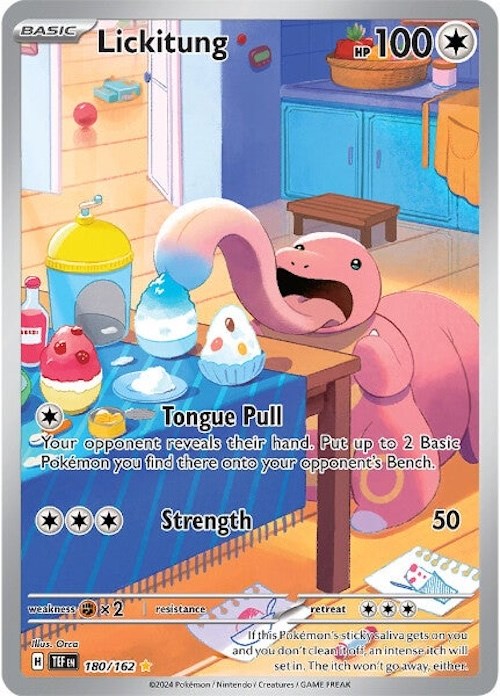 Lickitung (180/162) [Scarlet & Violet: Temporal Forces] | Shuffle n Cut Hobbies & Games