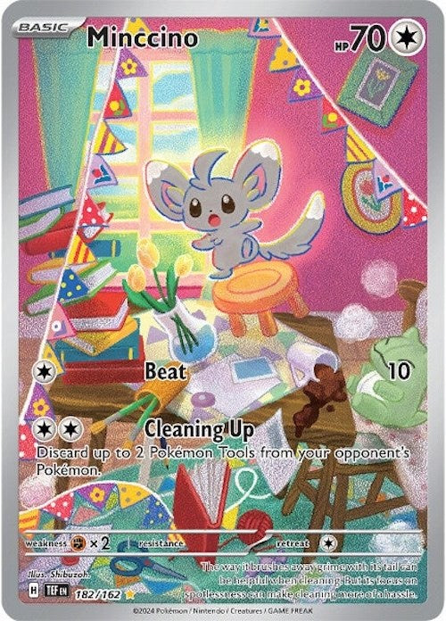 Minccino (182/162) [Scarlet & Violet: Temporal Forces] | Shuffle n Cut Hobbies & Games