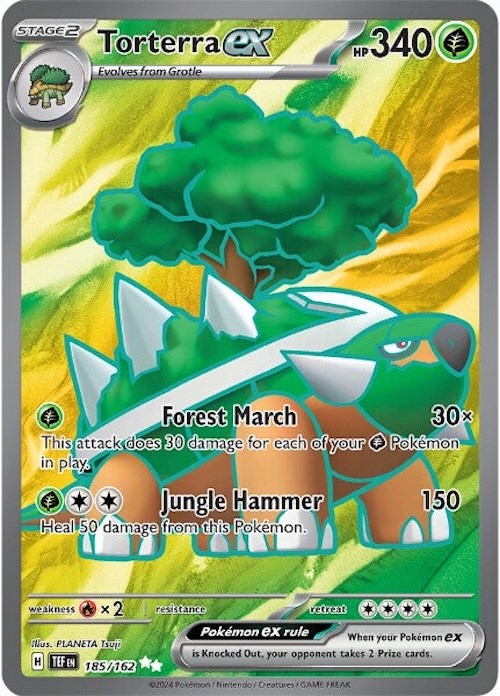 Torterra ex (185/162) [Scarlet & Violet: Temporal Forces] | Shuffle n Cut Hobbies & Games