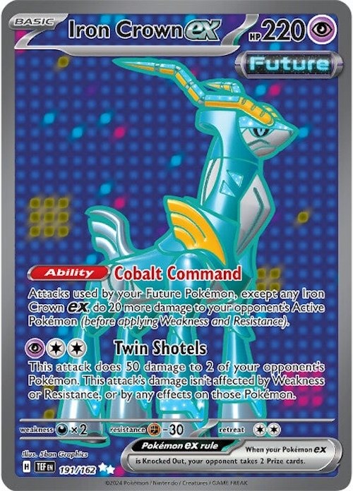 Iron Crown ex (191/162) [Scarlet & Violet: Temporal Forces] | Shuffle n Cut Hobbies & Games