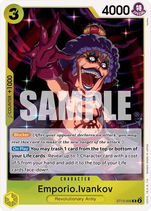 Emporio.Ivankov [Ultra Deck: The Three Brothers] | Shuffle n Cut Hobbies & Games