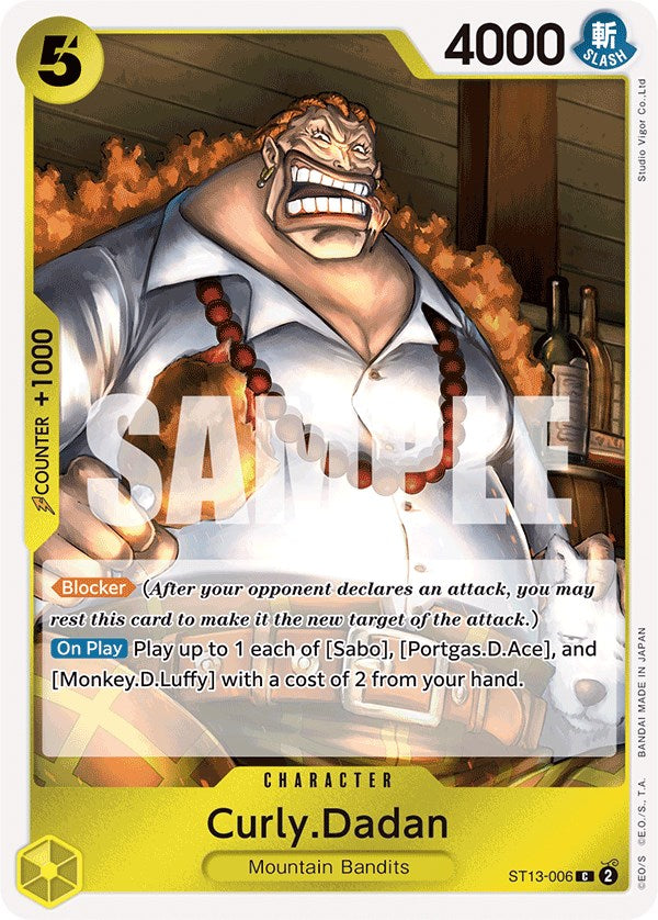 Curly.Dadan [Ultra Deck: The Three Brothers] | Shuffle n Cut Hobbies & Games