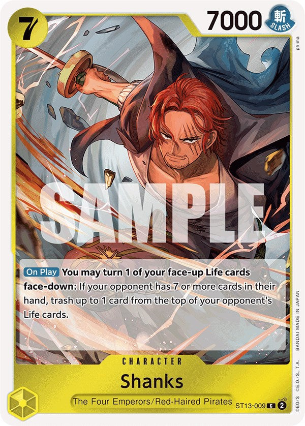 Shanks [Ultra Deck: The Three Brothers] | Shuffle n Cut Hobbies & Games