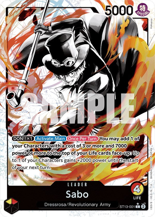 Sabo (Parallel) [Ultra Deck: The Three Brothers] | Shuffle n Cut Hobbies & Games