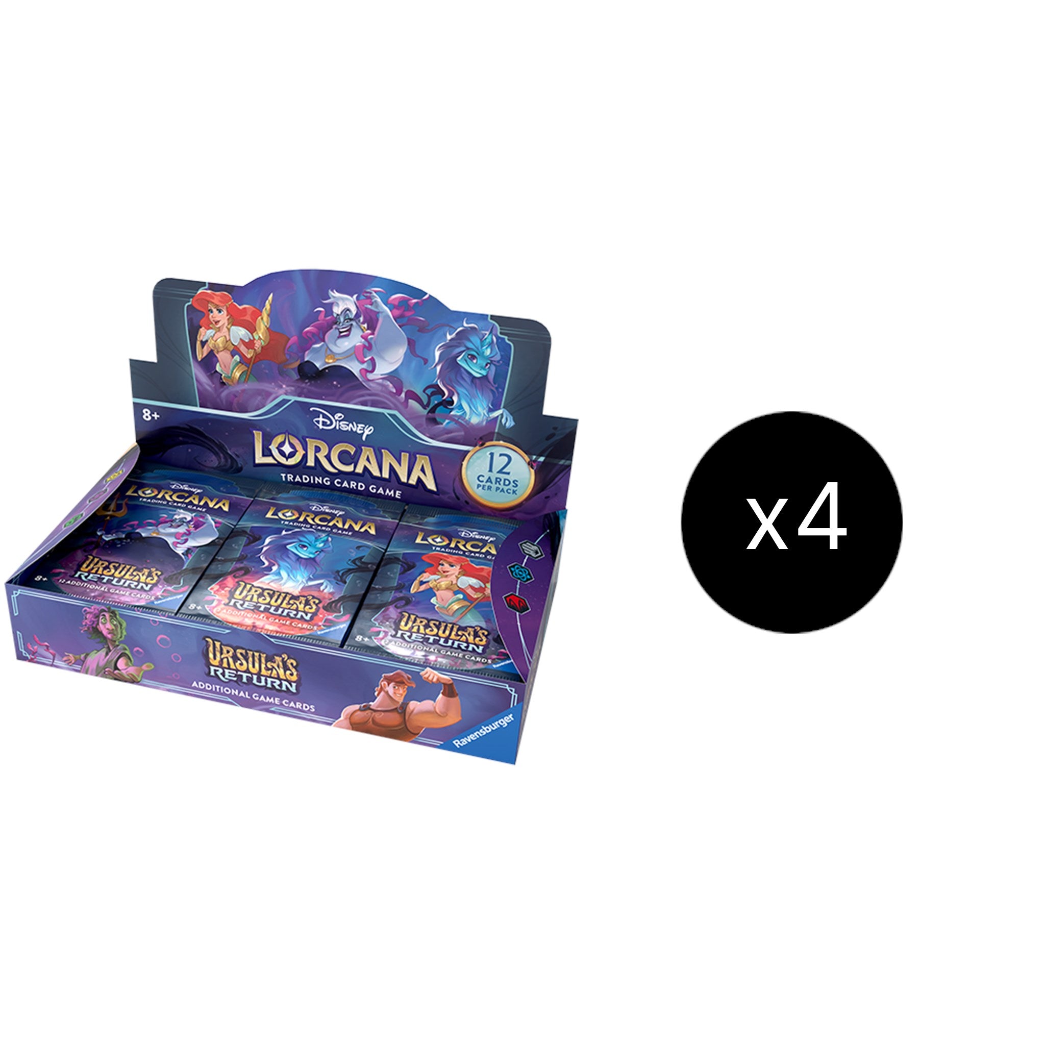 Disney Lorcana: [Ursula's Return] - Booster Box Case | Shuffle n Cut Hobbies & Games