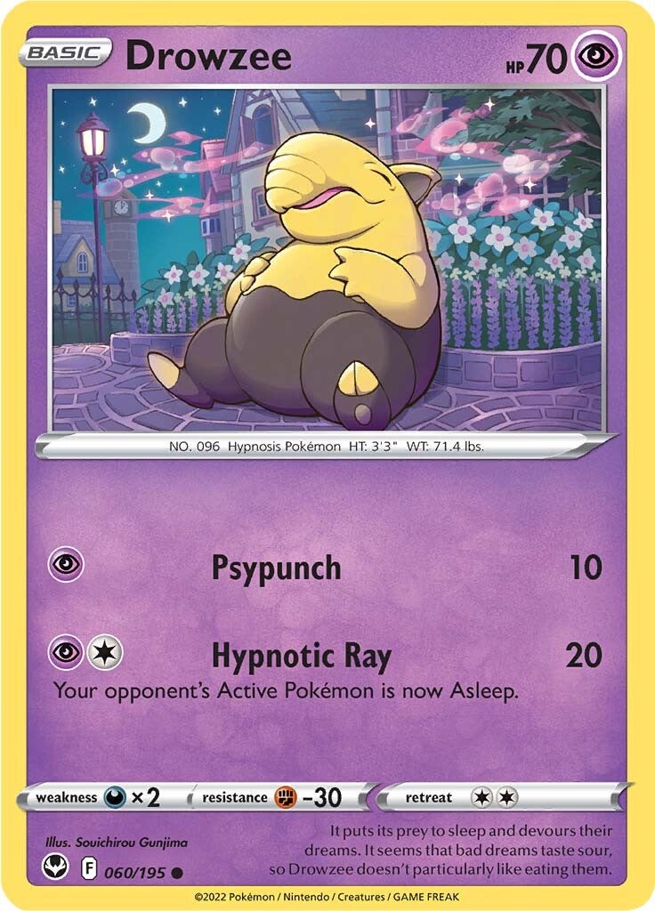 Drowzee (060/195) [Sword & Shield: Silver Tempest] | Shuffle n Cut Hobbies & Games