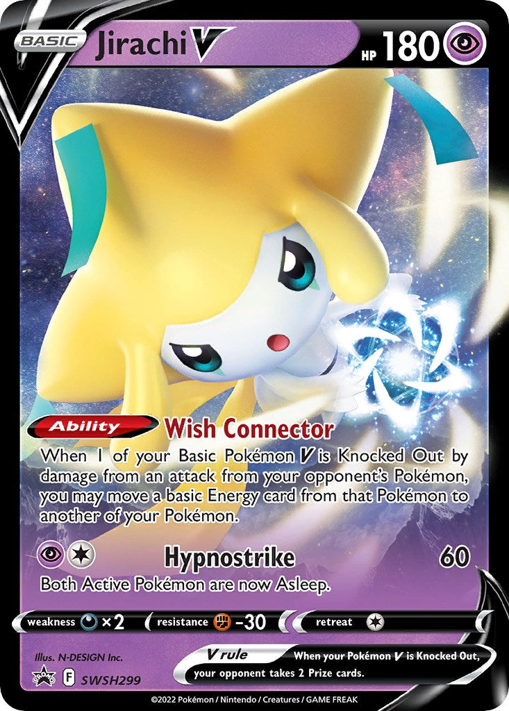 Jirachi V (SWSH299) [Sword & Shield: Black Star Promos] | Shuffle n Cut Hobbies & Games