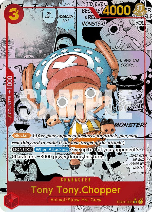 Tony Tony.Chopper (Alternate Art) (Manga) [Extra Booster: Memorial Collection] | Shuffle n Cut Hobbies & Games