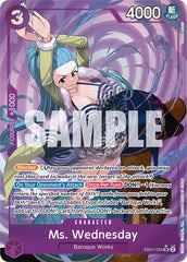 Ms. Wednesday (Alternate Art) [Extra Booster: Memorial Collection] | Shuffle n Cut Hobbies & Games