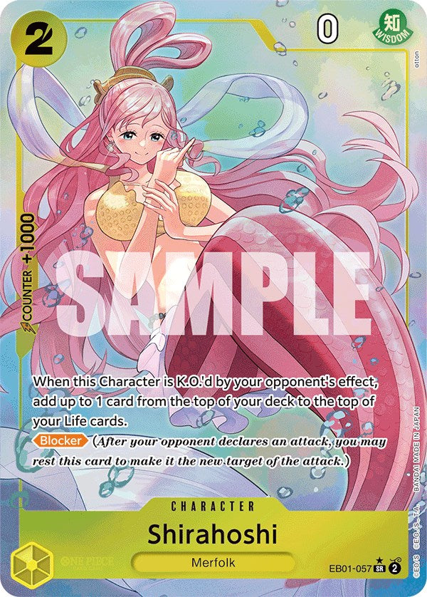 Shirahoshi (Alternate Art) [Extra Booster: Memorial Collection] | Shuffle n Cut Hobbies & Games