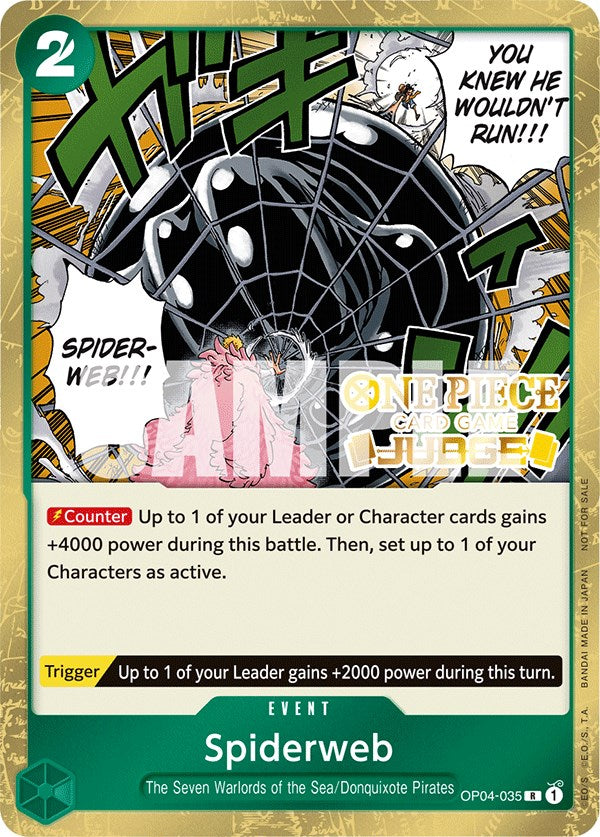 Spiderweb (Judge Pack Vol. 3) [One Piece Promotion Cards] | Shuffle n Cut Hobbies & Games