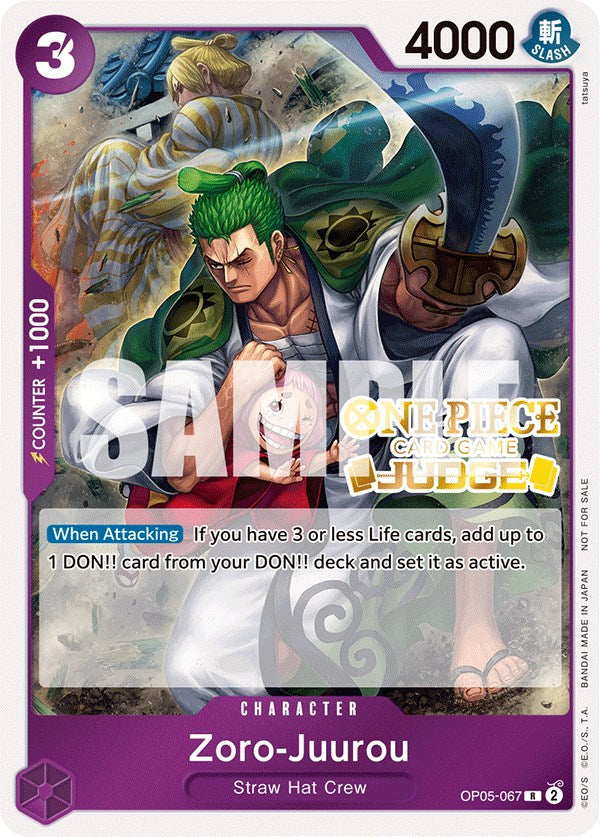 Zoro-Juurou (Judge Pack Vol. 3) [One Piece Promotion Cards] | Shuffle n Cut Hobbies & Games