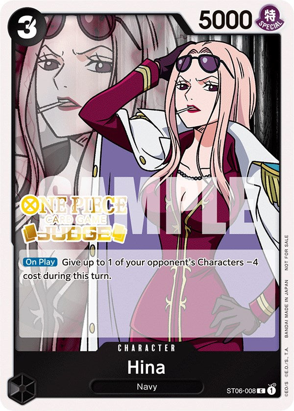 Hina (Judge Pack Vol. 3) [One Piece Promotion Cards] | Shuffle n Cut Hobbies & Games