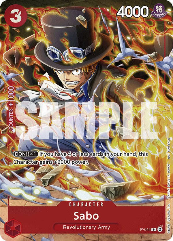 Sabo (Event Pack Vol. 4) [One Piece Promotion Cards] | Shuffle n Cut Hobbies & Games