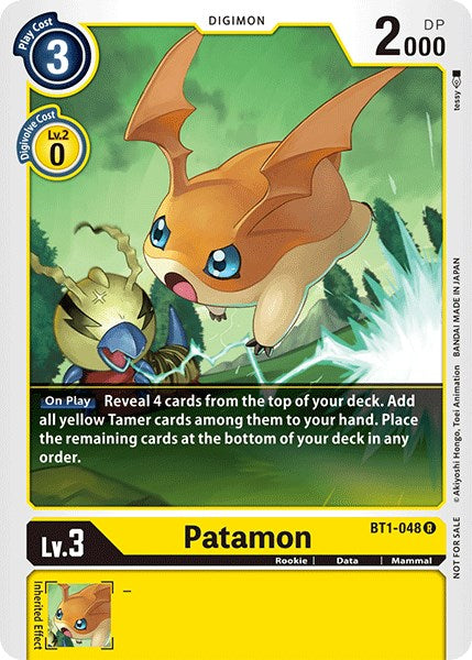 Patamon [BT1-048] (Official Tournament Pack Vol.3) [Release Special Booster Promos] | Shuffle n Cut Hobbies & Games