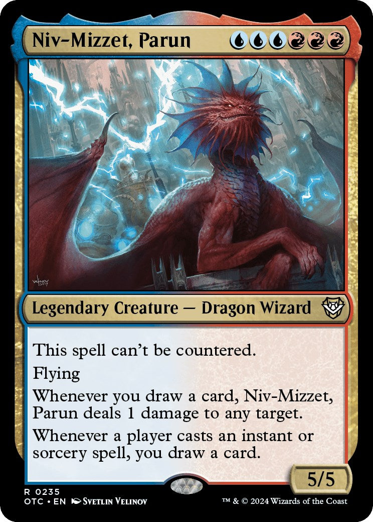 Niv-Mizzet, Parun [Outlaws of Thunder Junction Commander] | Shuffle n Cut Hobbies & Games