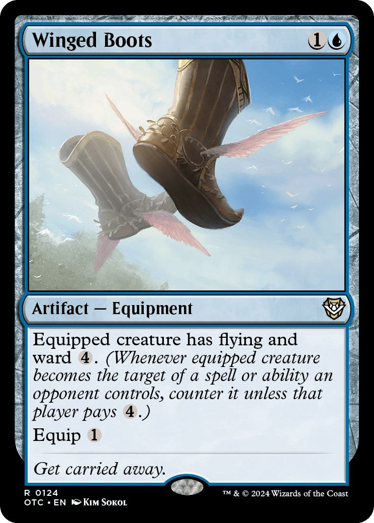 Winged Boots [Outlaws of Thunder Junction Commander] | Shuffle n Cut Hobbies & Games