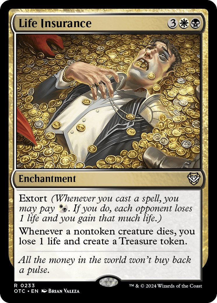 Life Insurance [Outlaws of Thunder Junction Commander] | Shuffle n Cut Hobbies & Games