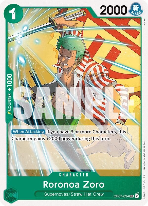 Roronoa Zoro (034) [500 Years in the Future] | Shuffle n Cut Hobbies & Games