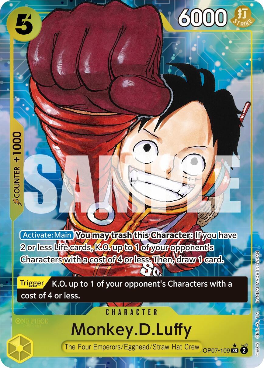 Monkey.D.Luffy (109) (Parallel) [500 Years in the Future] | Shuffle n Cut Hobbies & Games