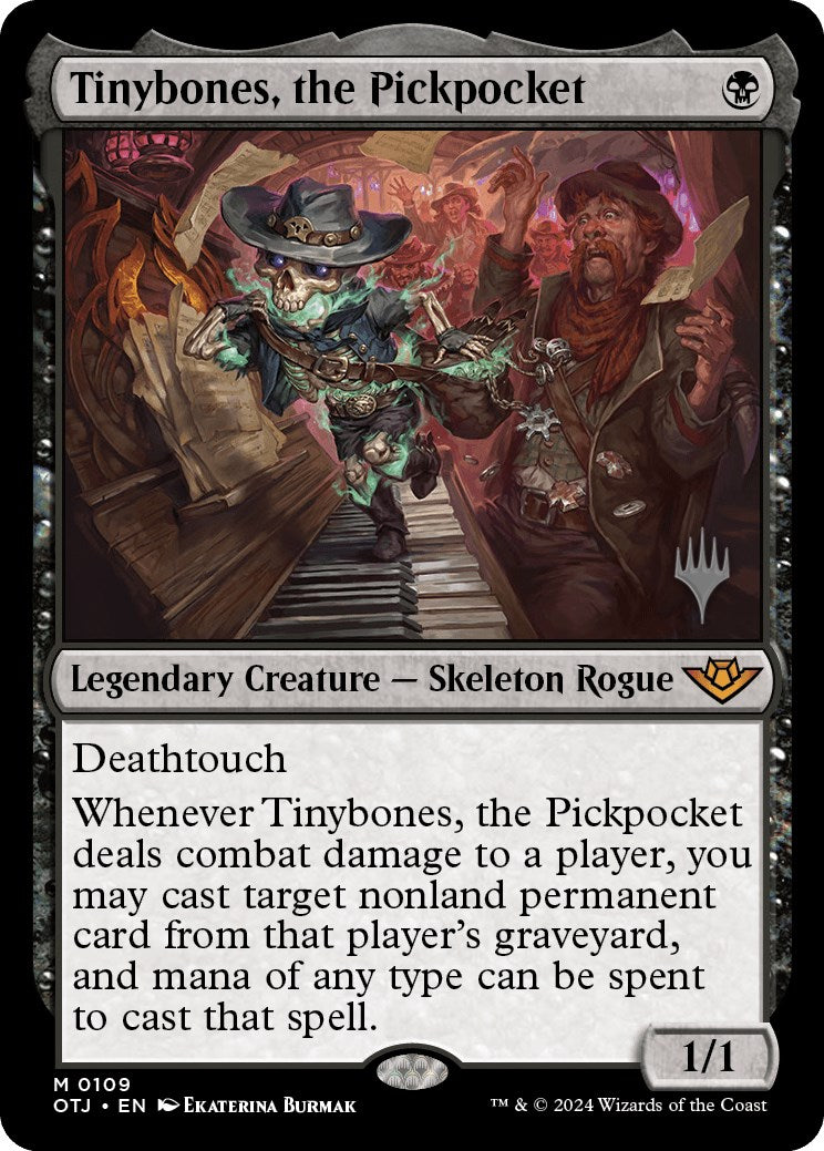 Tinybones, the Pickpocket (Promo Pack) [Outlaws of Thunder Junction Promos] | Shuffle n Cut Hobbies & Games