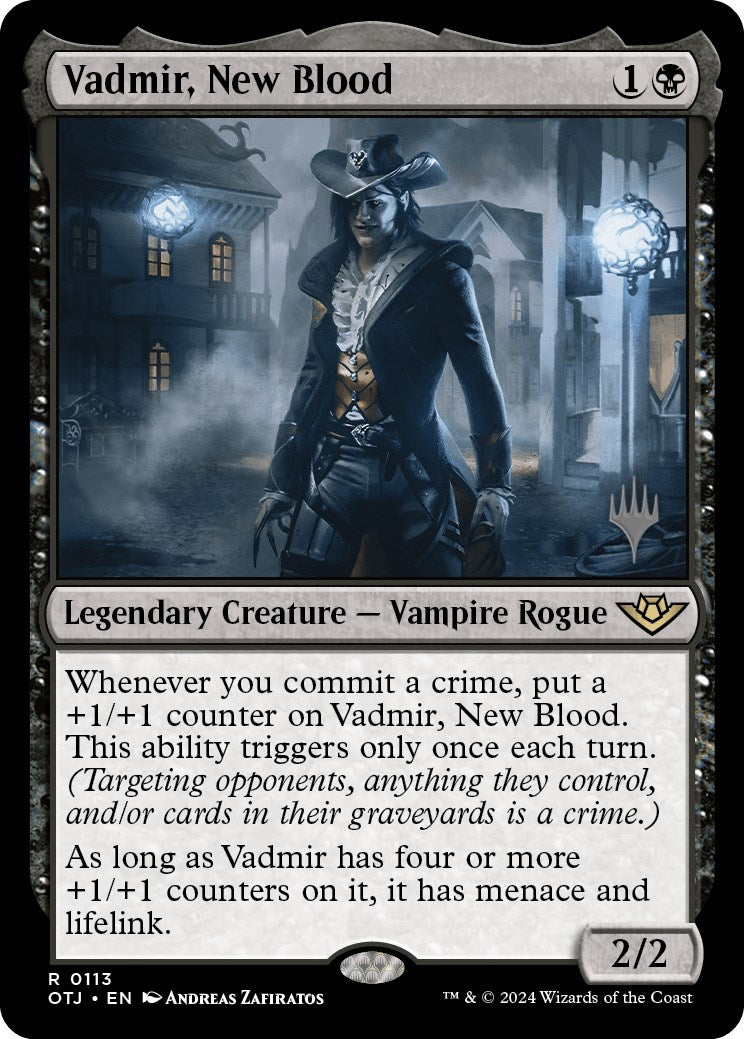 Vadmir, New Blood (Promo Pack) [Outlaws of Thunder Junction Promos] | Shuffle n Cut Hobbies & Games