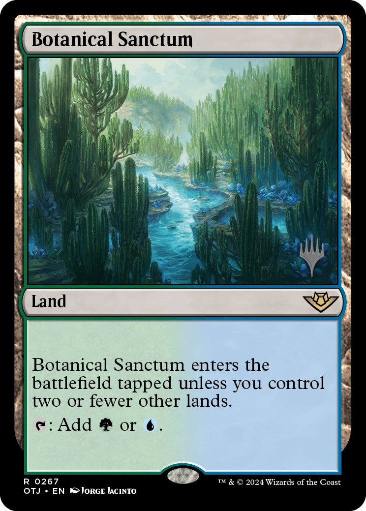 Botanical Sanctum (Promo Pack) [Outlaws of Thunder Junction Promos] | Shuffle n Cut Hobbies & Games