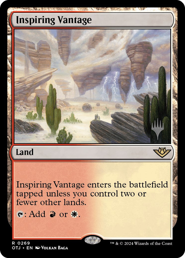 Inspiring Vantage (Promo Pack) [Outlaws of Thunder Junction Promos] | Shuffle n Cut Hobbies & Games