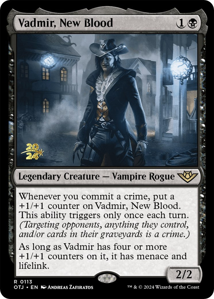 Vadmir, New Blood [Outlaws of Thunder Junction Prerelease Promos] | Shuffle n Cut Hobbies & Games