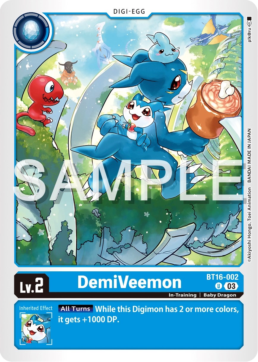 DemiVeemon [BT16-002] [Beginning Observer] | Shuffle n Cut Hobbies & Games