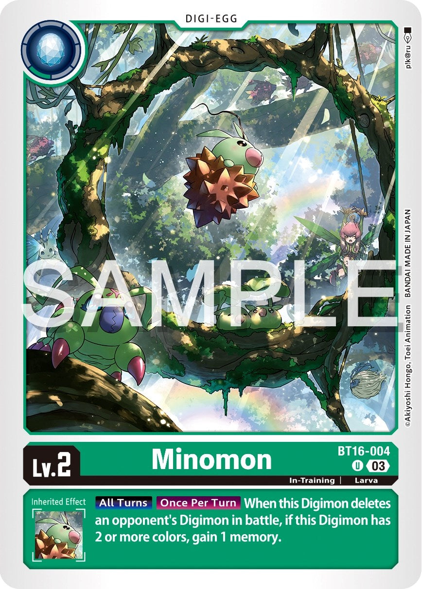 Minomon [BT16-004] [Beginning Observer] | Shuffle n Cut Hobbies & Games