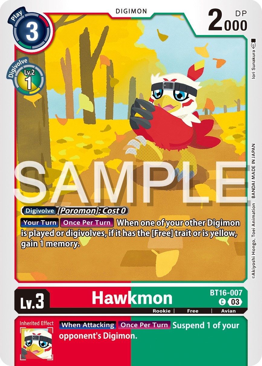 Hawkmon [BT16-007] [Beginning Observer] | Shuffle n Cut Hobbies & Games