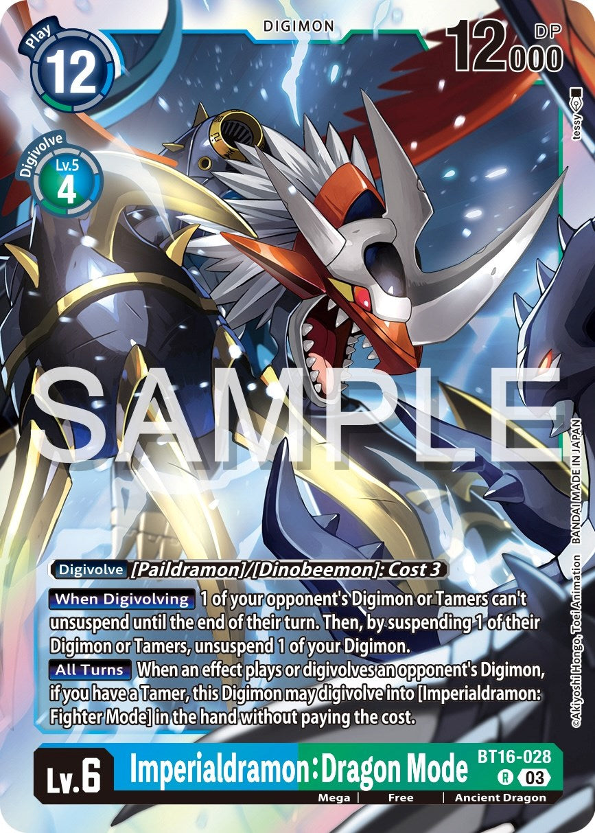 Imperialdramon: Dragon Mode [BT16-028] [Beginning Observer] | Shuffle n Cut Hobbies & Games