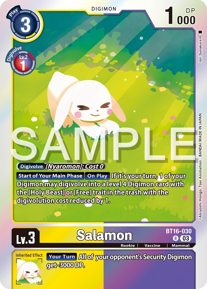 Salamon [BT16-030] [Beginning Observer] | Shuffle n Cut Hobbies & Games