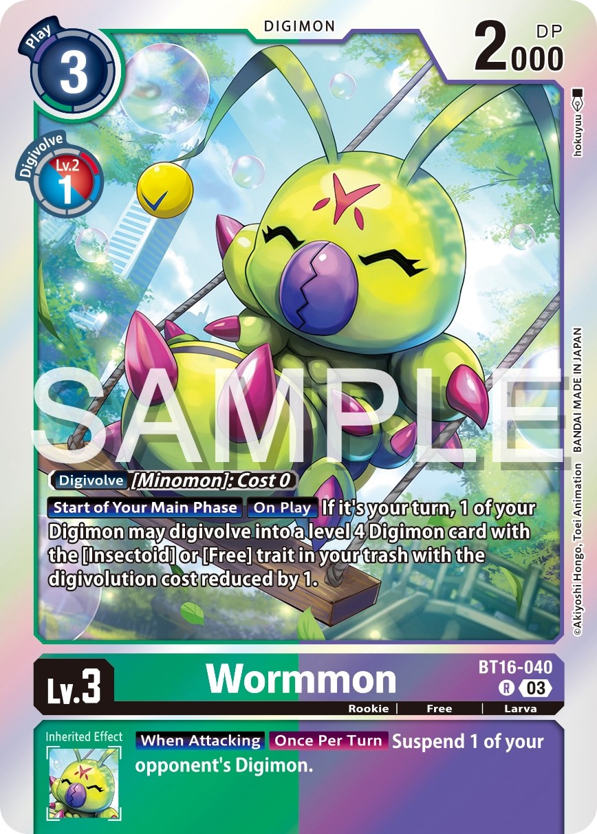 Wormmon [BT16-040] [Beginning Observer] | Shuffle n Cut Hobbies & Games