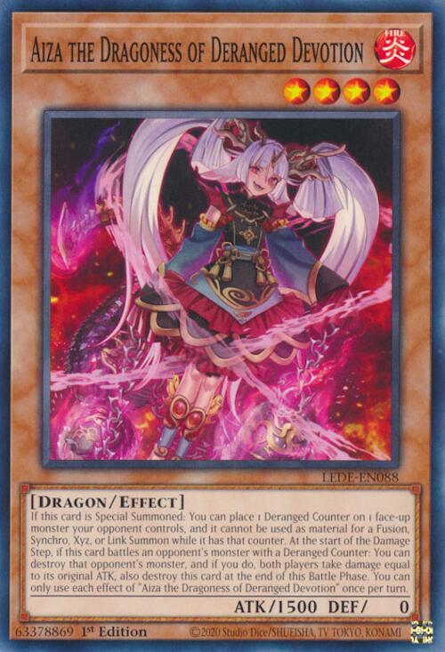 Aiza the Dragoness of Deranged Devotion [LEDE-EN088] Common | Shuffle n Cut Hobbies & Games