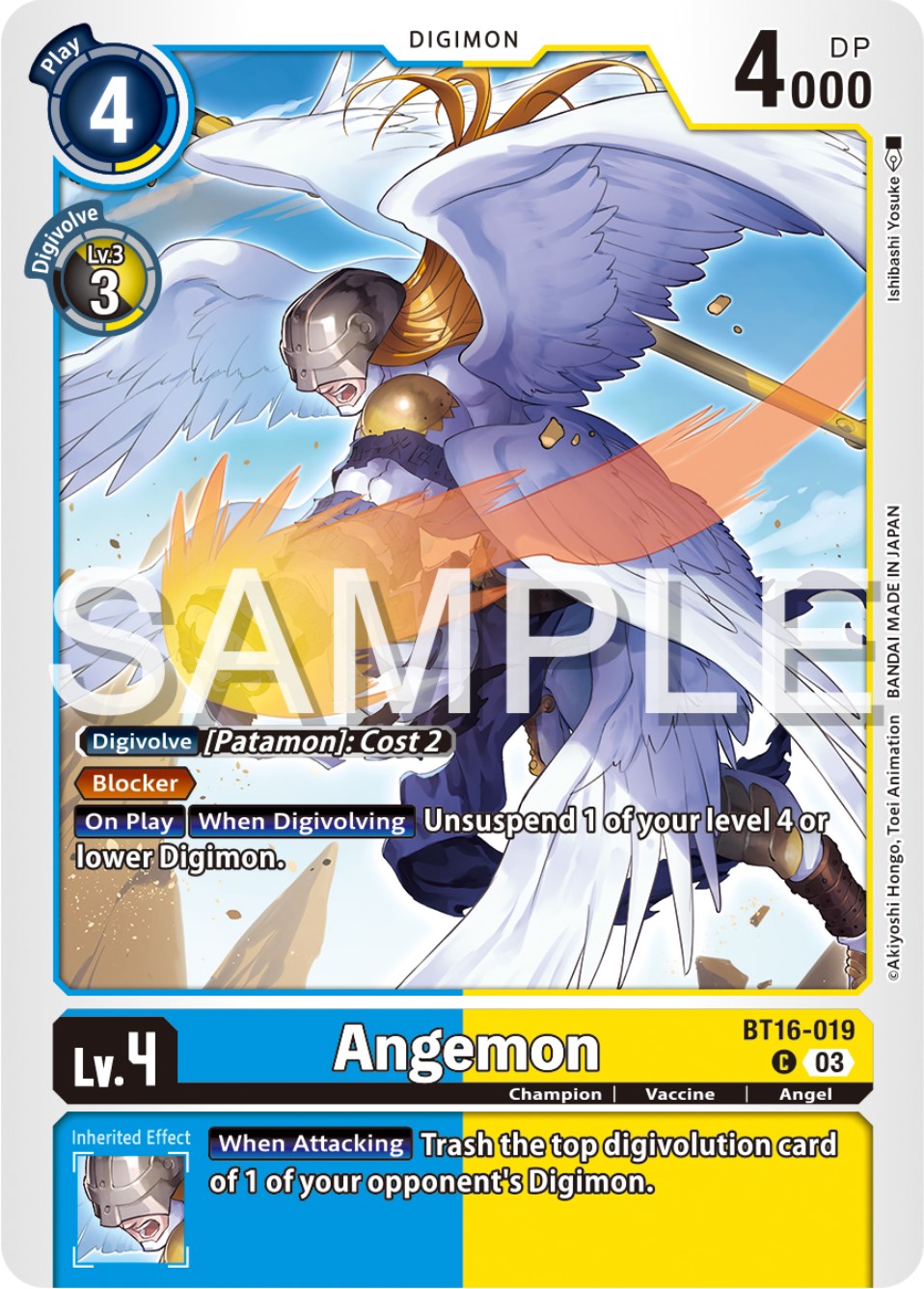 Angemon [BT16-019] [Beginning Observer] | Shuffle n Cut Hobbies & Games