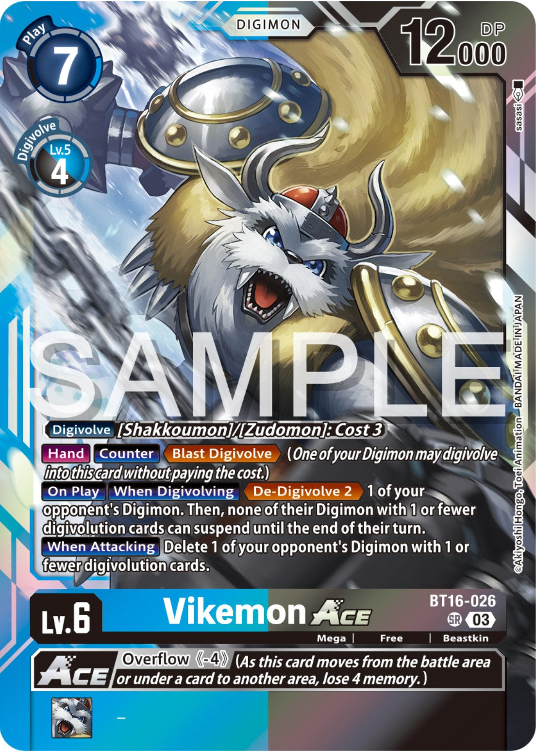 Vikemon Ace [BT16-026] [Beginning Observer] | Shuffle n Cut Hobbies & Games