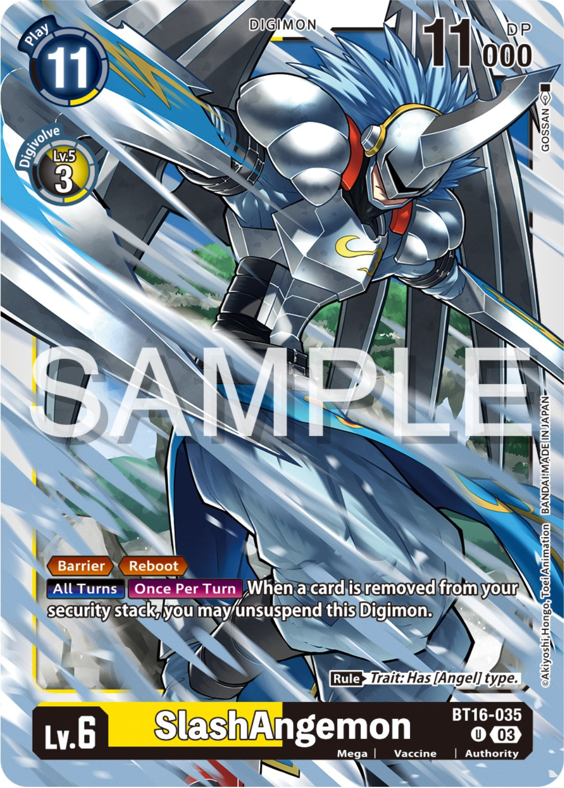 SlashAngemon [BT16-035] [Beginning Observer] | Shuffle n Cut Hobbies & Games